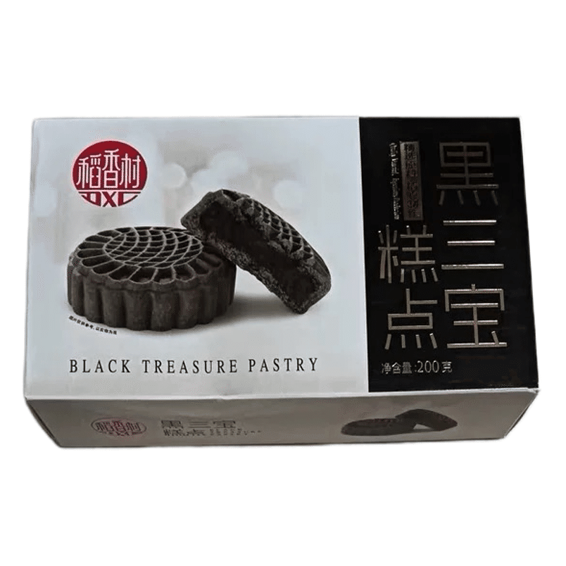 Daoxiangcun Black Sanbao Black rice Black bean Black sesame rice cake 200g/ box 200 g