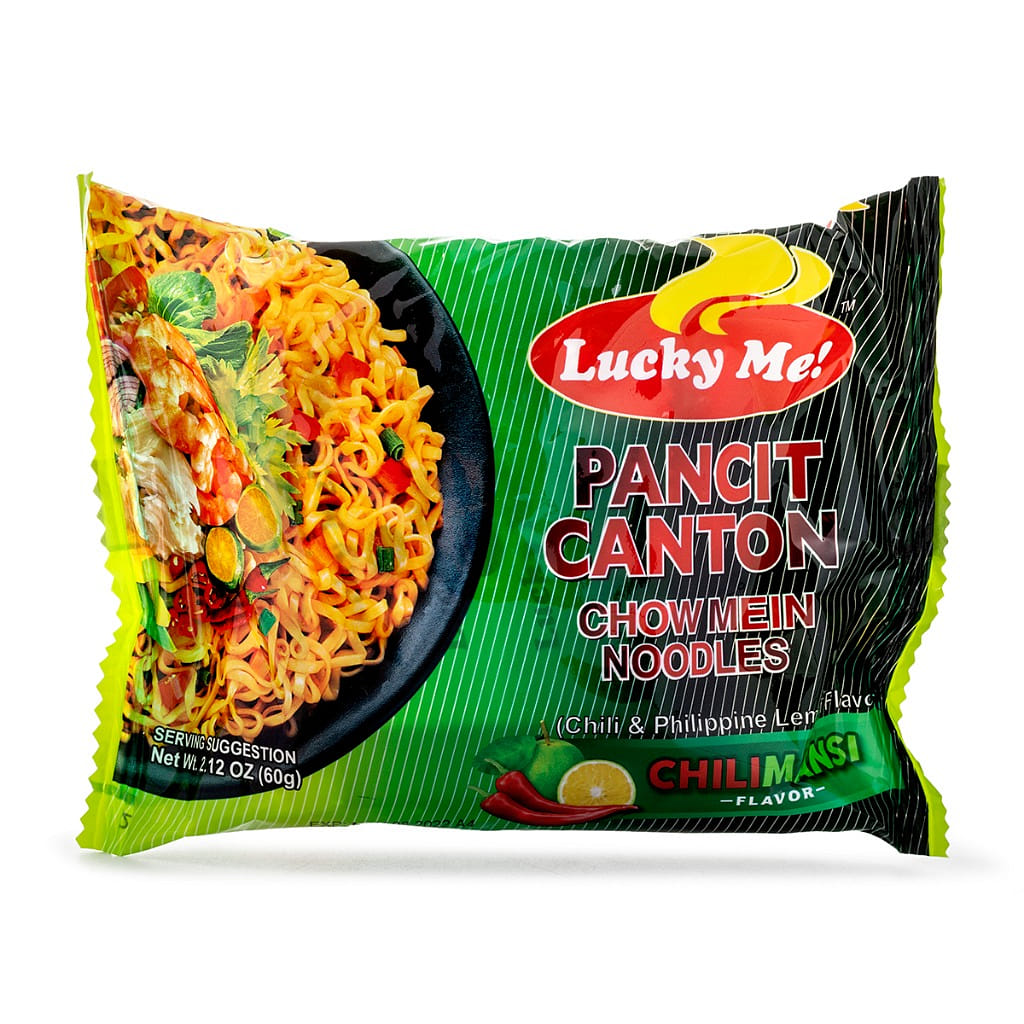 Lucky Me 판싯칸톤 깔라만시 볶음면 60 그램