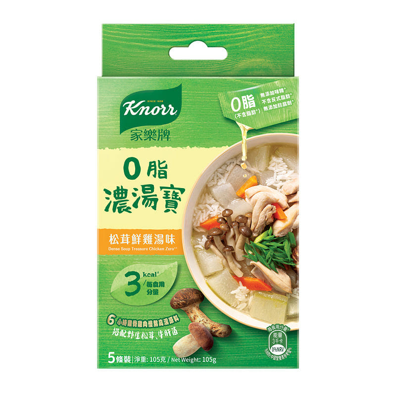 KNORR Dense Soup Treasure Chicken Zero 5s 1 each