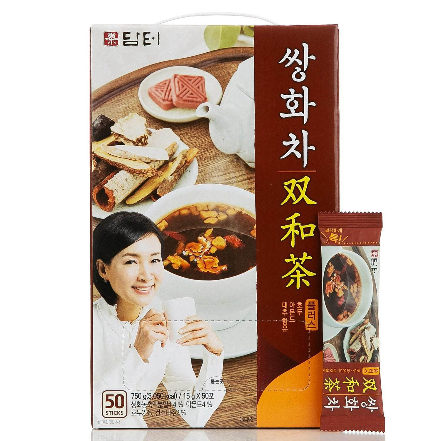 Damtuh Herbal Ssanghwa Powdered Tea - 50 Counts 15 그램