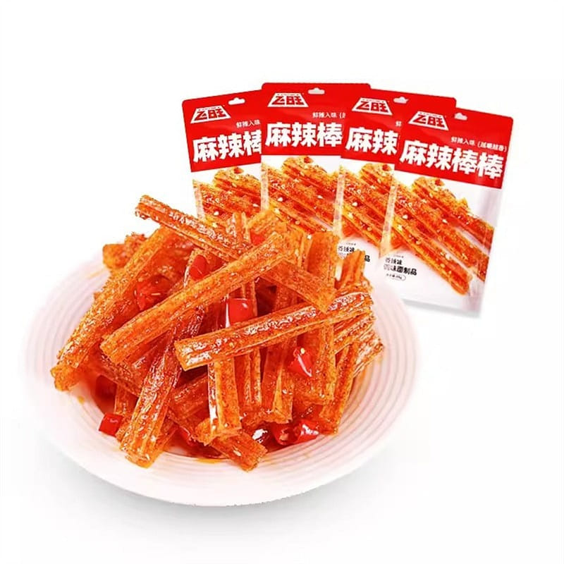 Feiwang Spicy Stick Spicy Flavor Spicy Stick Gluten Hunan Specialties 20g/bag 20 กรัม