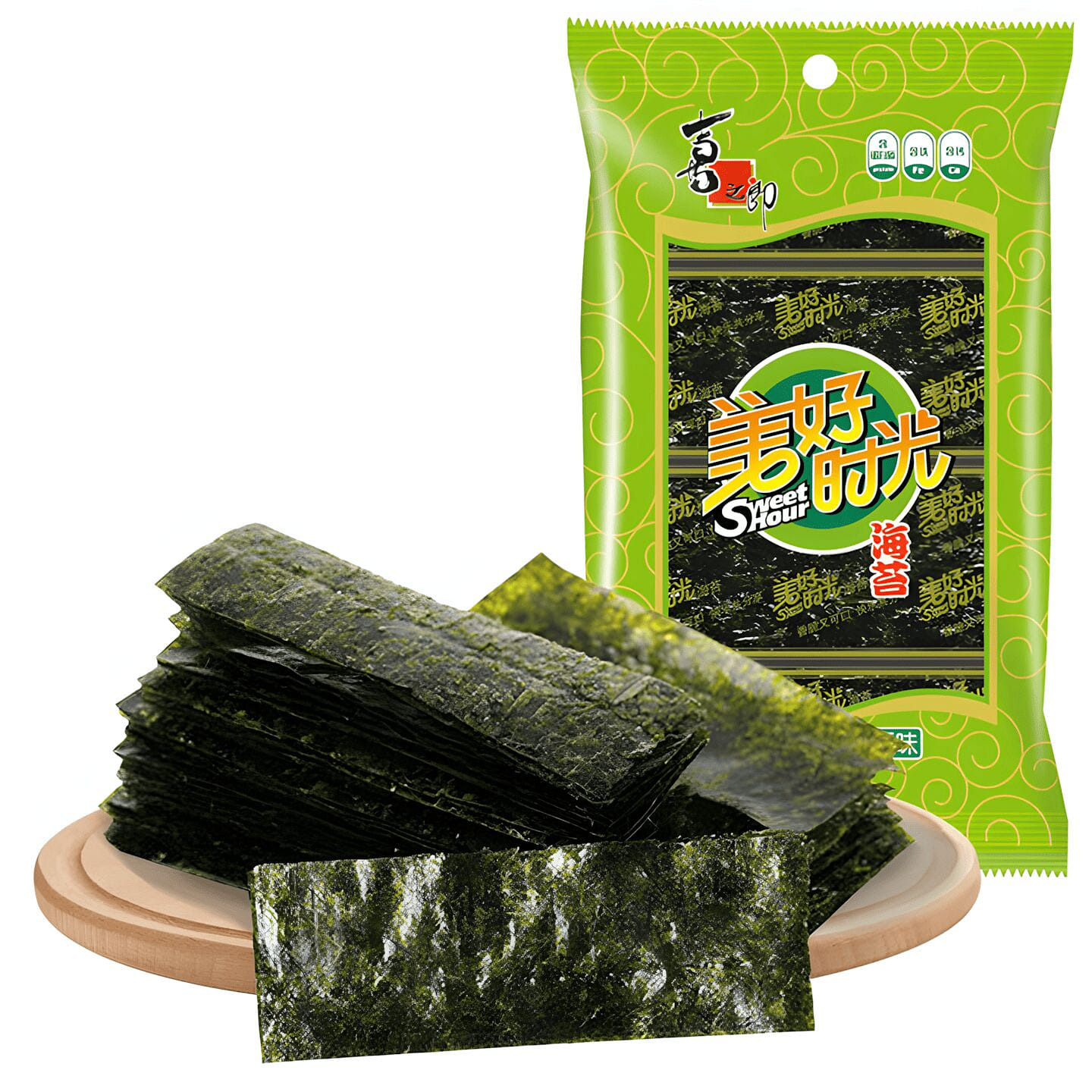 Meihaoshiguang Original flavor seaweed 12 กรัม