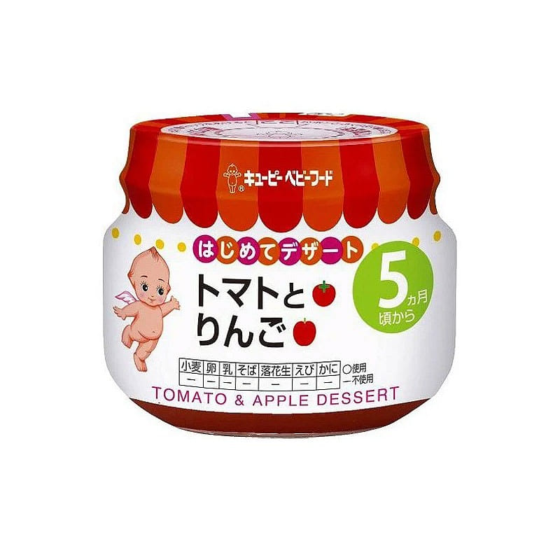 Kewpie Baby Food Tomato Apple Flavor 70g 1 ส่วน