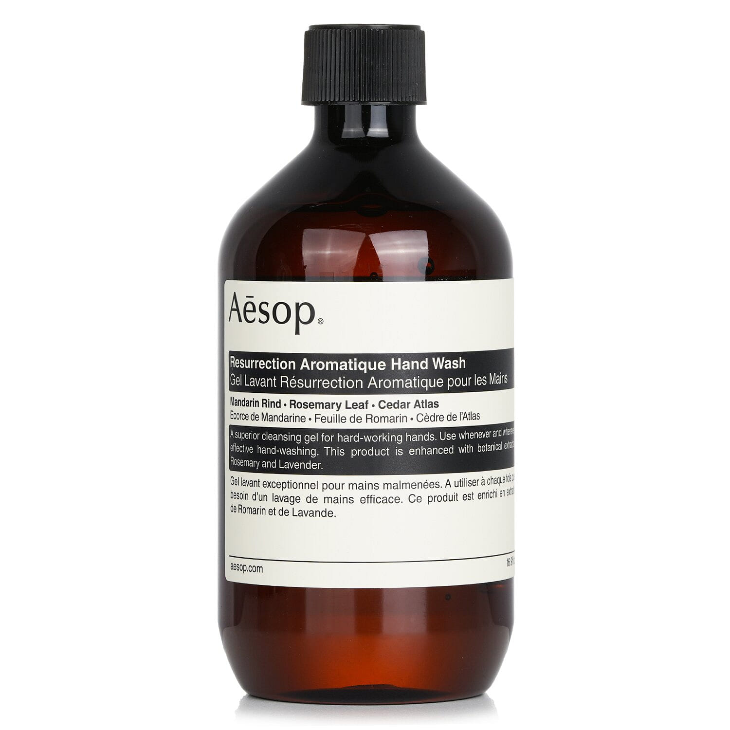 Aesop Resurrection Aromatique Hand Wash With Screw Cap 500ml/16.9oz 500 มิลลิลิตร