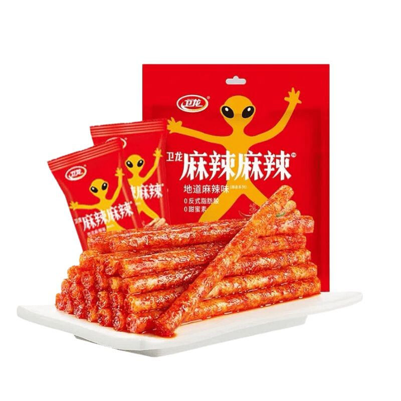 Weilong Spicy Strips with Spicy and Spicy Gluten 108 그램