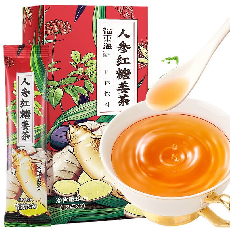 【 Fudonghai product 】 Ginseng brown sugar ginger 84g/ box 84 그램