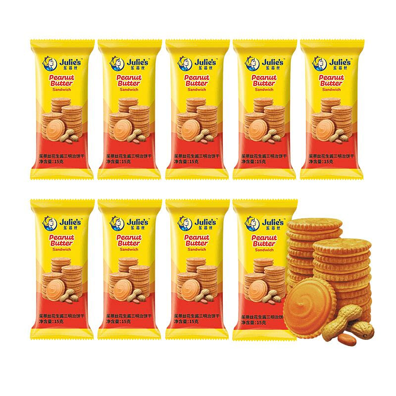 Judith's peanut butter sandwich biscuits 15g*9 pac 135 g