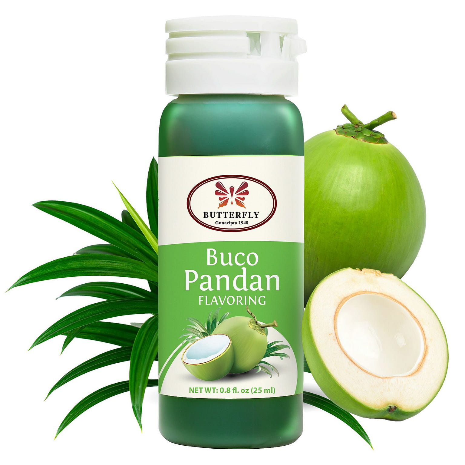 Butterfly Buco Pandan Flavoring 0.8 oz - Pack of 1 0.8 fl.oz