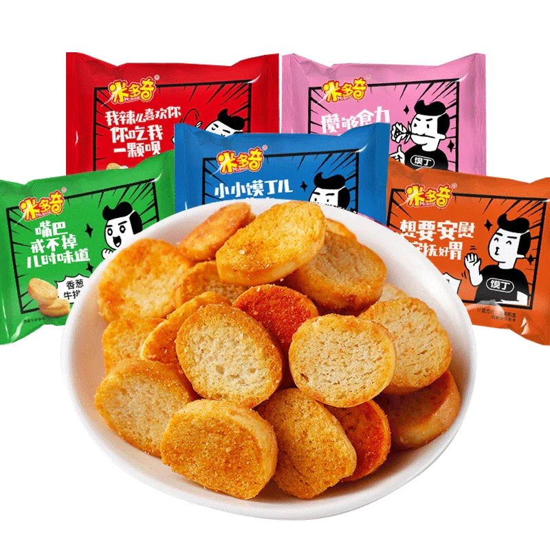 Midoch Baked Bun Bun Slices Bulk Mixed Flavor 22 packs of about 550g randomly distributed 250 g