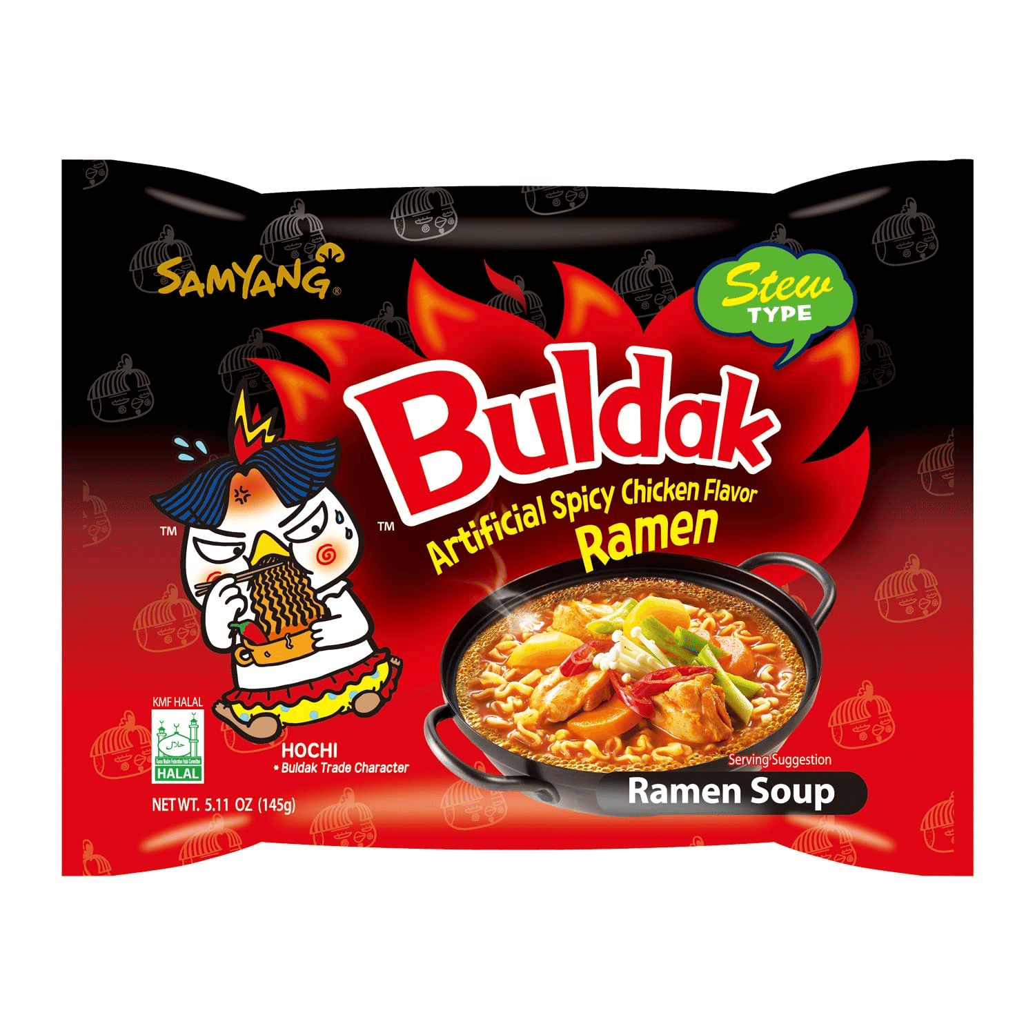 Samyang Buldak Stew Korean Spicy Hot Chicken Stir-Fried Noodles 1 count 1 개