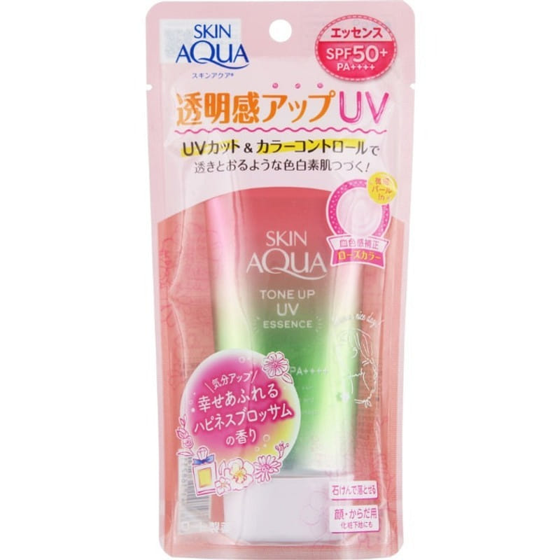 Skin Aqua Tone-up Happiness Aura #Rose pink SPF50+ 80 그램