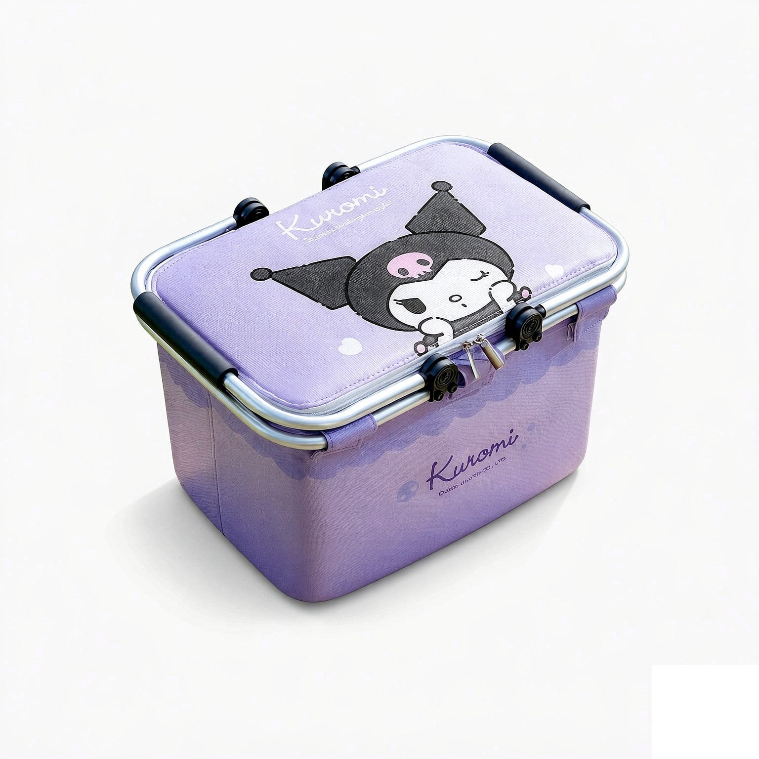 Insulated Foldable Picnic Basket - Kuromi 1 count