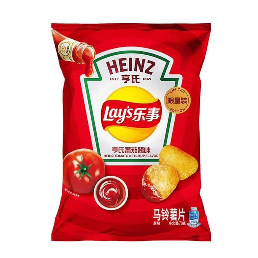 Get Lays Heinz Ketchup Chips Limited Edition (China) 1 each Delivered ...