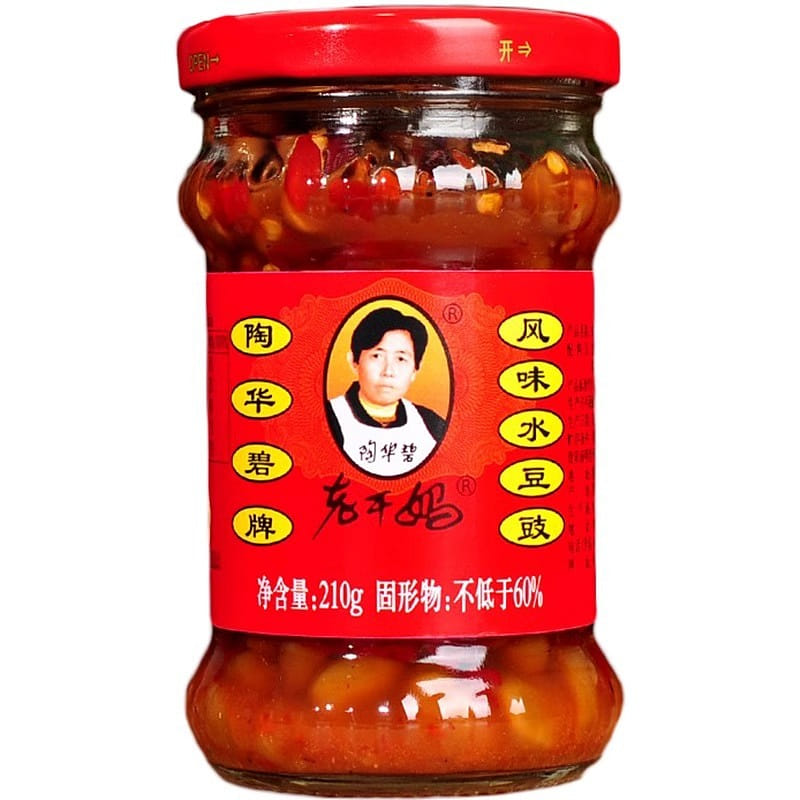 Laoganma flavored water tempeh,spicy and delicious 210 กรัม