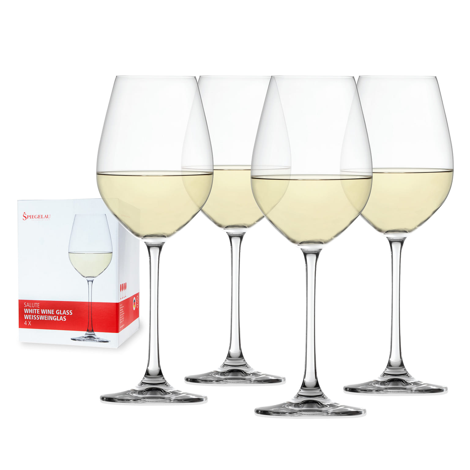 Spiegelau Salute 16.4 oz White Wine glass (set of 4) 4 개