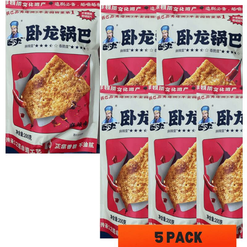 WolongLaozaoHandmadeRiceCrackerSpicy&NumbingFlavor 200 g