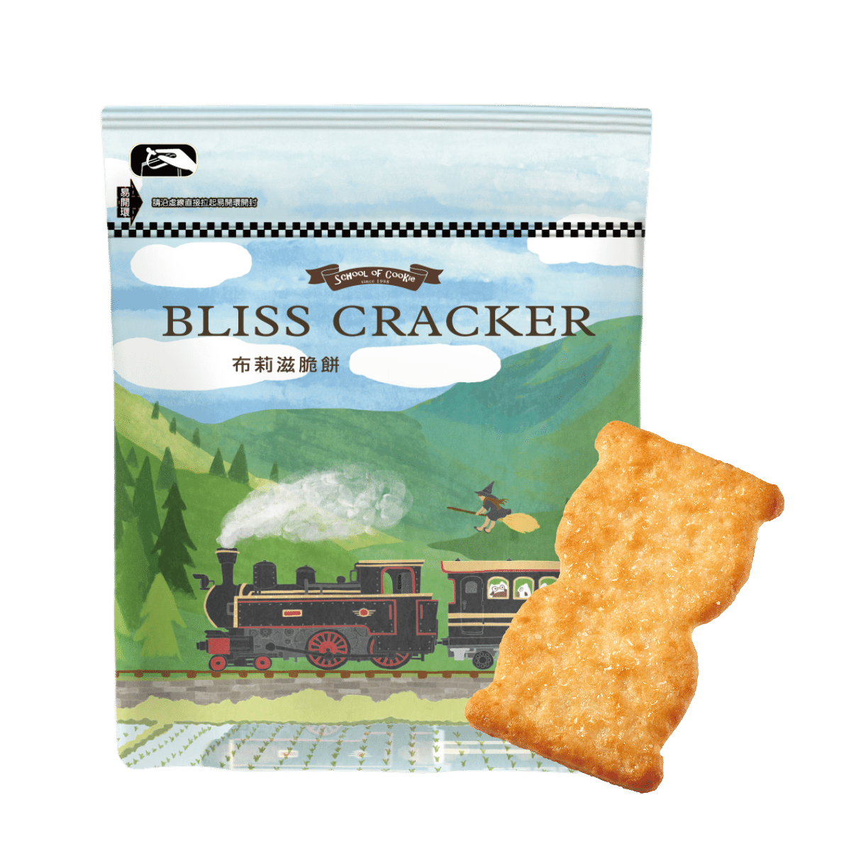 Taiwan [Yogurt Biscuit Academy] Bliss Bliss Biscuits-Garlic Chicken Sauce 12 Pac 1 each