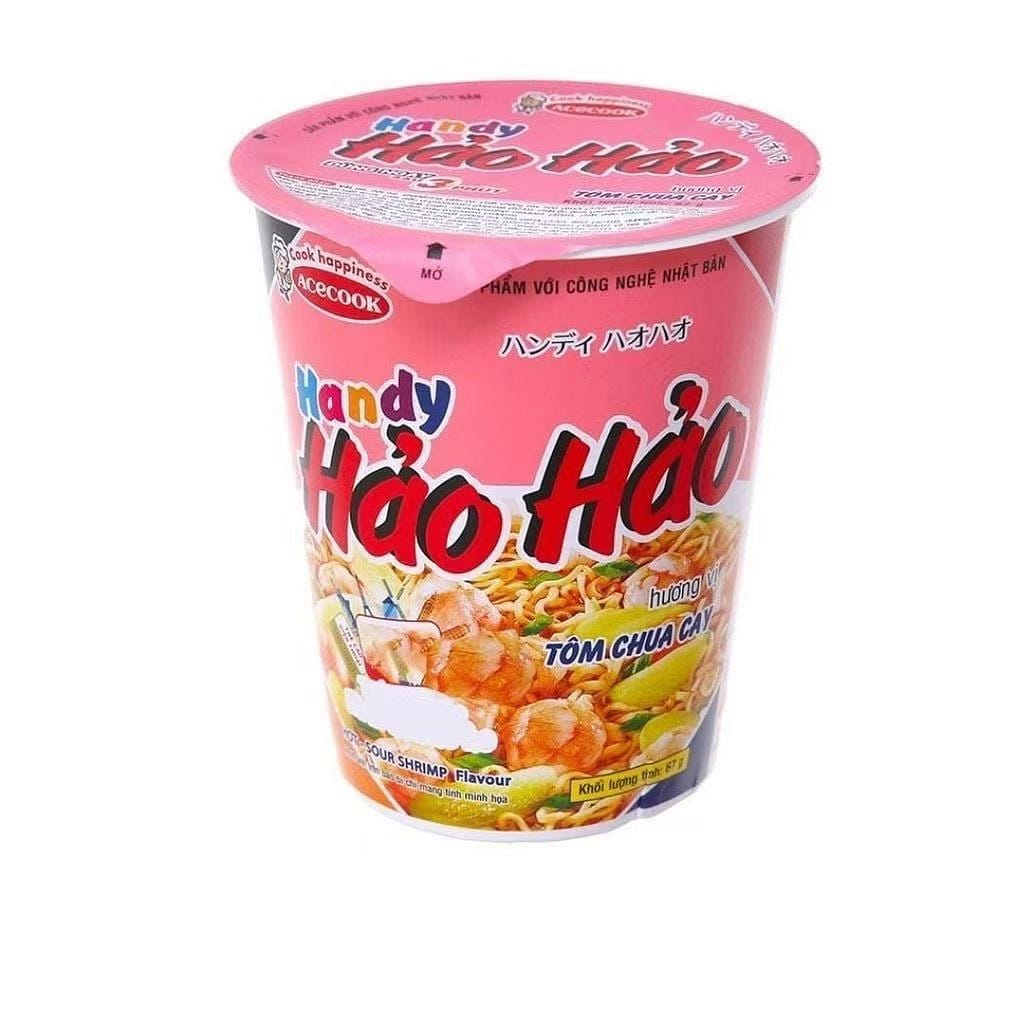 Vietnamese style good noodles 67g*5 mi hao hao ly cup hot and sour shrimp instan 335 กรัม