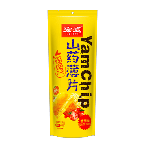 Hongtu Yam Chips (Tomato Flavor) 90 그램