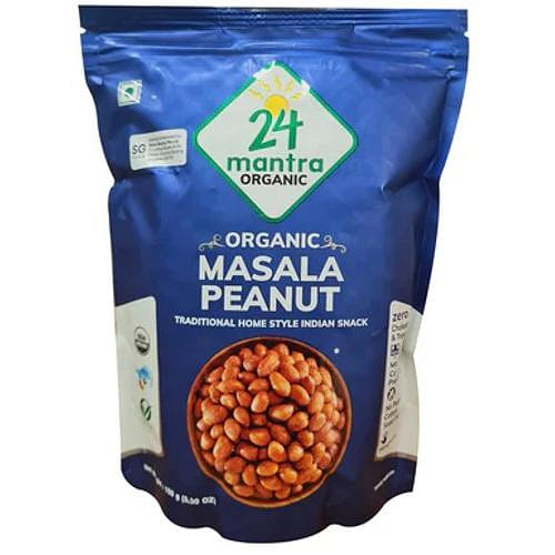 24 Mantra Organic Masala Peanut, 5.30 oz bag 5.3 ออนซ์