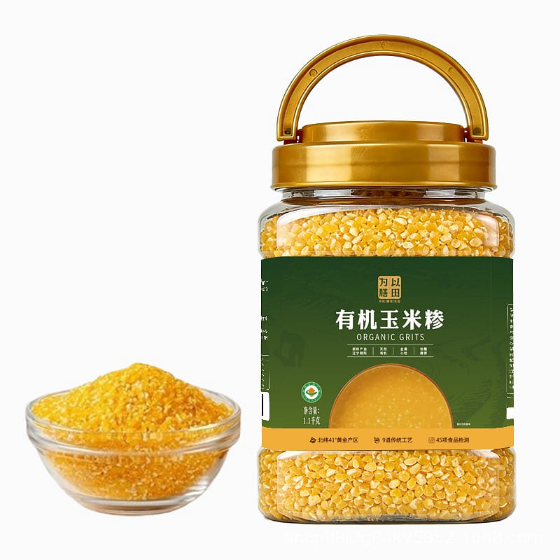 Organic Corn Grits 1.1kg 1 can
