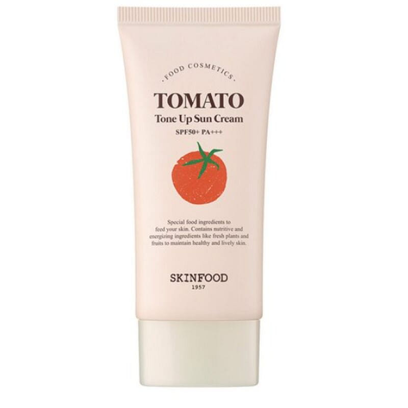 [한국 직배송] 스킨푸드 토마토 톤 업 선크림 SPF50+ PA++++, 50ml, 1개 50 밀리리터