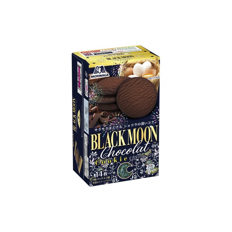 Morinaga Black Moon Chocolate Cookies 14 pieces 1 케이스