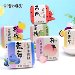 优之唯品无糖薄荷糖（桃子） 16 克