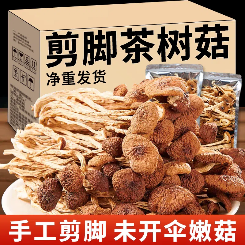 Dried tea tree mushrooms fresh 250g*1 250 그램