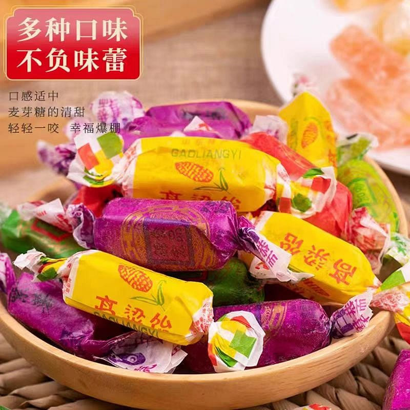 新春摘其樂混合口味高粱飴500g*1袋 500 克