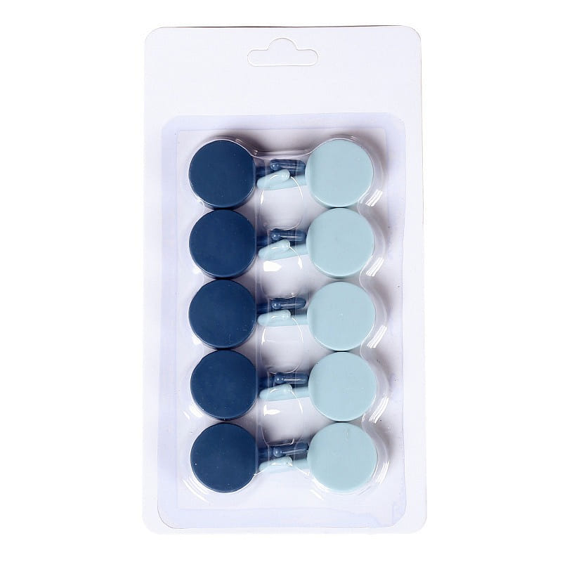 Wall Small Hooks, No-Drill Traceless Hooks, Hooks for Keys,Blue 1 개