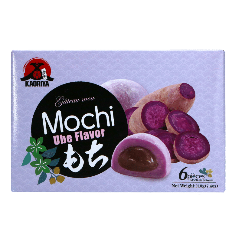 Kaoriya Ube Flavor Mochi Cake 210g 1 ส่วน