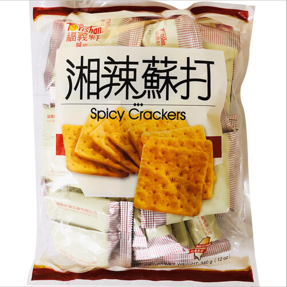 福義軒 湘辣蘇打餅 量販袋 306克*1袋 1 个