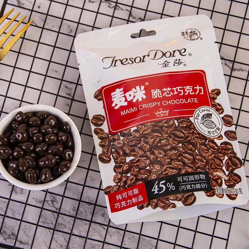 [2 bags of sweet memories after 8090] Liang Feng Mai Mi milk chocolate Crispy co 60 그램