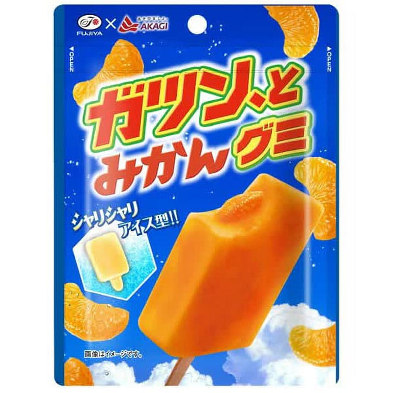 Fujiya Gatsun and Mandarin Gummy Candy 53g 1 개
