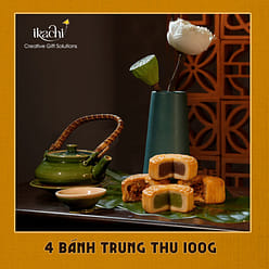 Ikachi Fish Mini Green Memory TV Mooncake Set 300 g