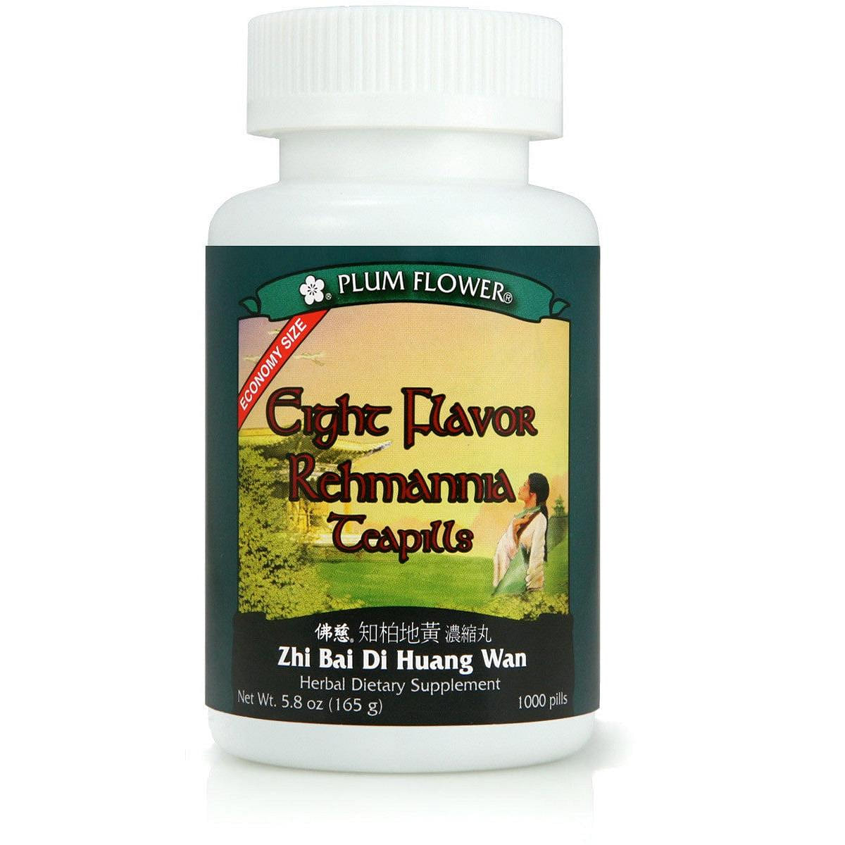 Eight Flavor Rehmannia Teapills- economy size Zhi Bai Di Huang Wan 1 each