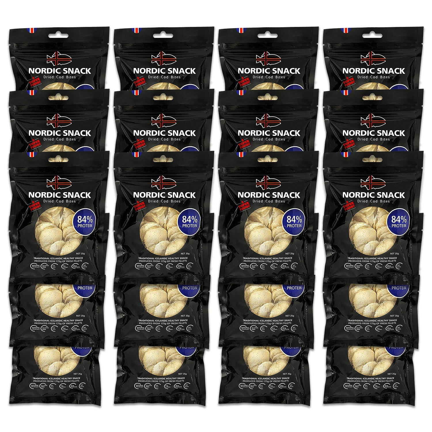 Dried Cod Bites, Nordic Snack (35g) 20 pack 1 개