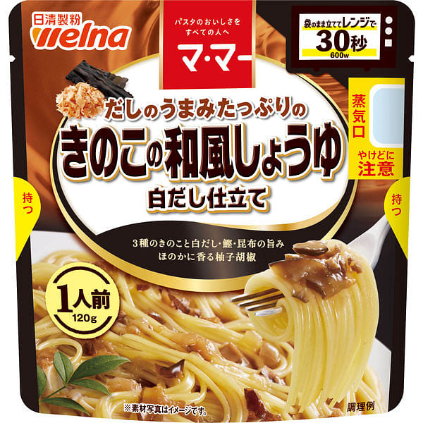 Nisshin Welna Mushroom Soy Sauce Pasta 120g 1 each