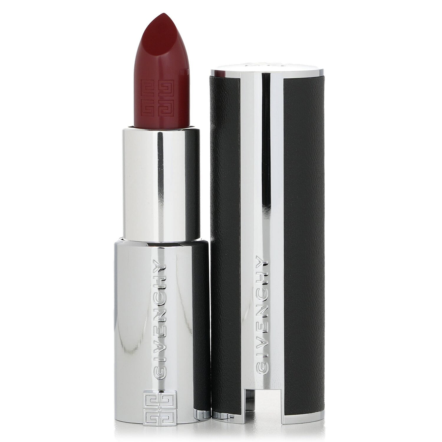 Givenchy Haute Couture Lipstick Lambskin Lipstick Leather Long-lasting Moisturizing No Stitch-# N334 Grenat Volontaire 3.4g/0.12oz 3.4 กรัม