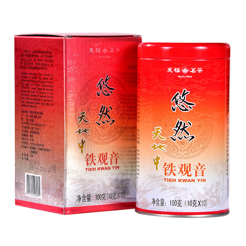 中國【天福茗茶】悠然天地中鐵觀音 M1 (100g/3.5 oz) 1 罐