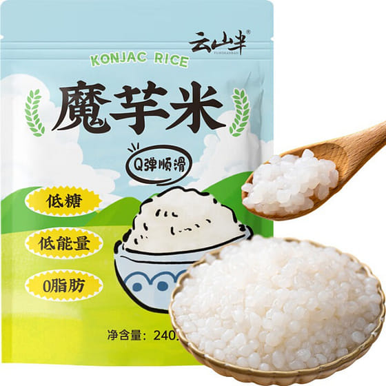 weee_dried_Zero - Fat Konjac Rice 240g*5 Bags 1200 g
