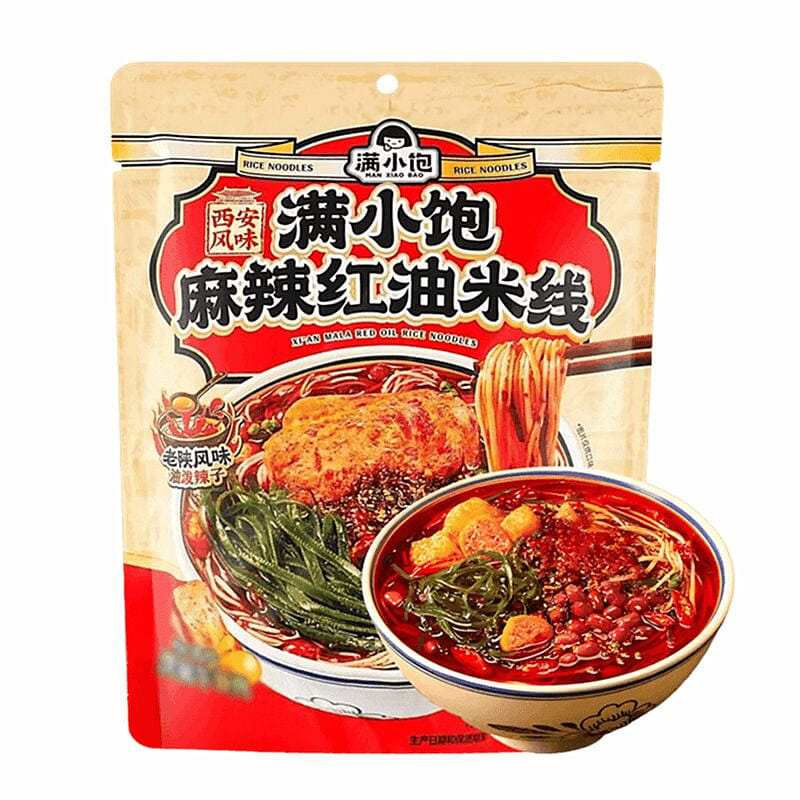 Man Xiaobao Spicy Red Oil Rice Noodles New Product 262 g