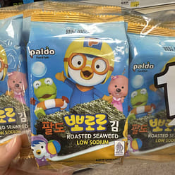 10 Packs of Paldo Roasted Seaweed Pororo 5 g