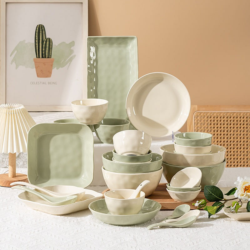 [7-inch hand held soup bowl -1 creamy] cream-style light luxury ins Ceramic bowl 1 개