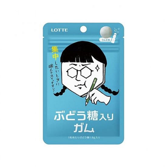 LOTTE Glucose Gum (Ramune flavor) 18g 18 g