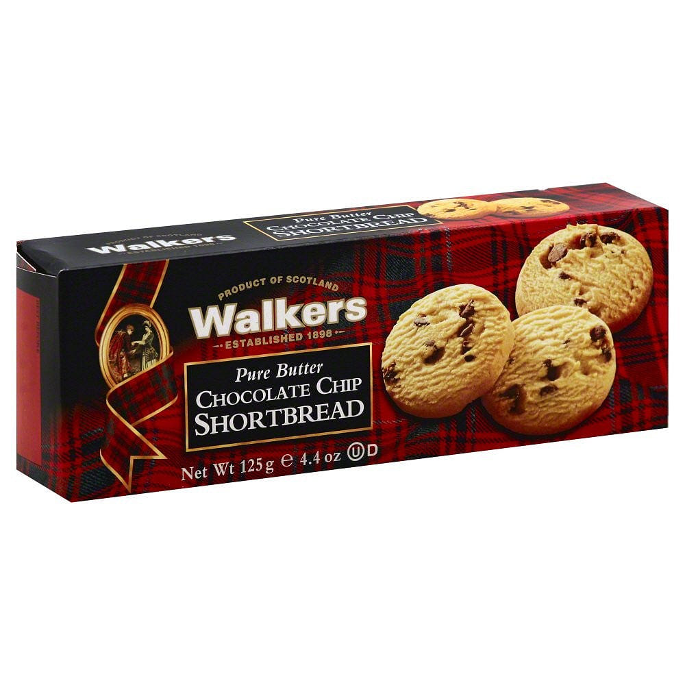Walkers Pure Butter Shortbread Cookies, Chocolate Chip, 4.4 Oz 1 phần
