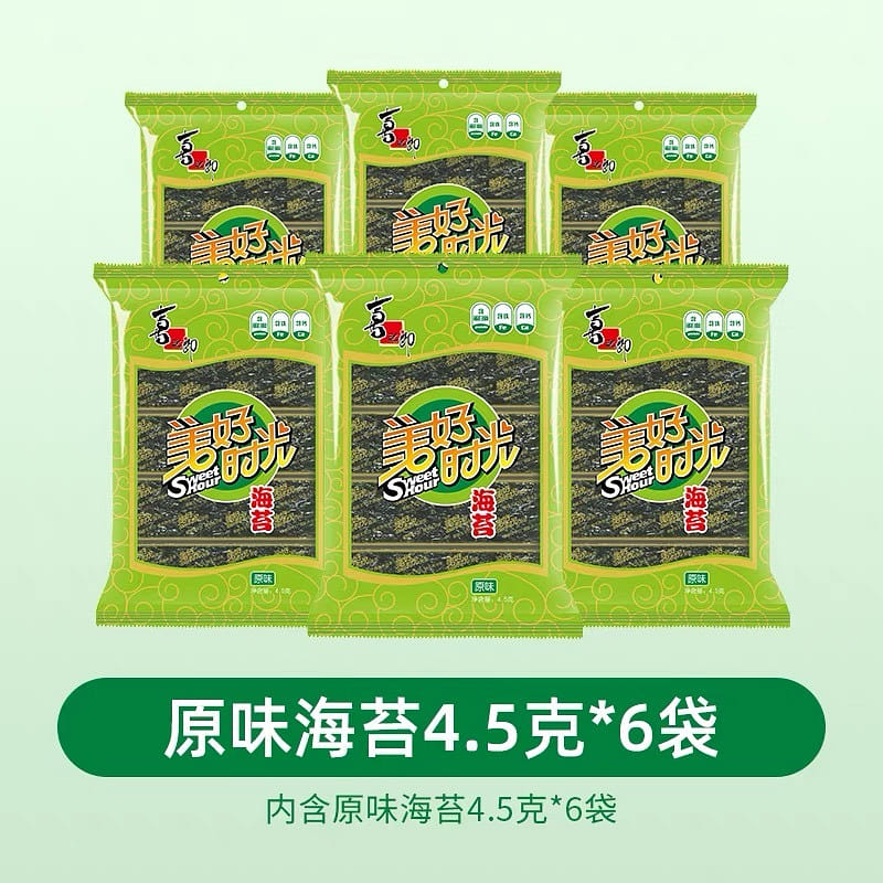 Kizuna Good Times Classic Original Seaweed 4.5g*6pcs(36pcs in total) 1 케이스