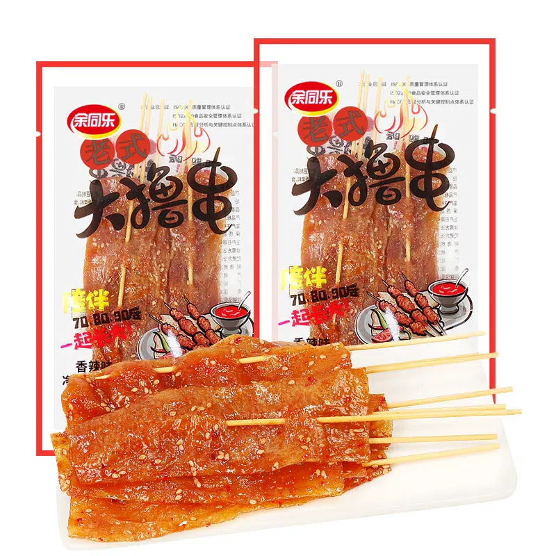 Classic Big Skewer Spicy Strips 60g*2 packs 120 g