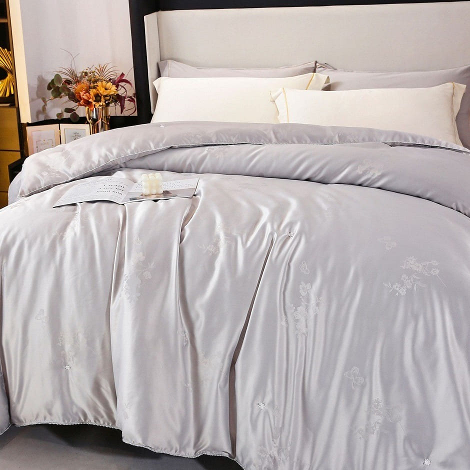 Duvet Twin 150x200cm 4kg Winter Quilt Grey 1 phần